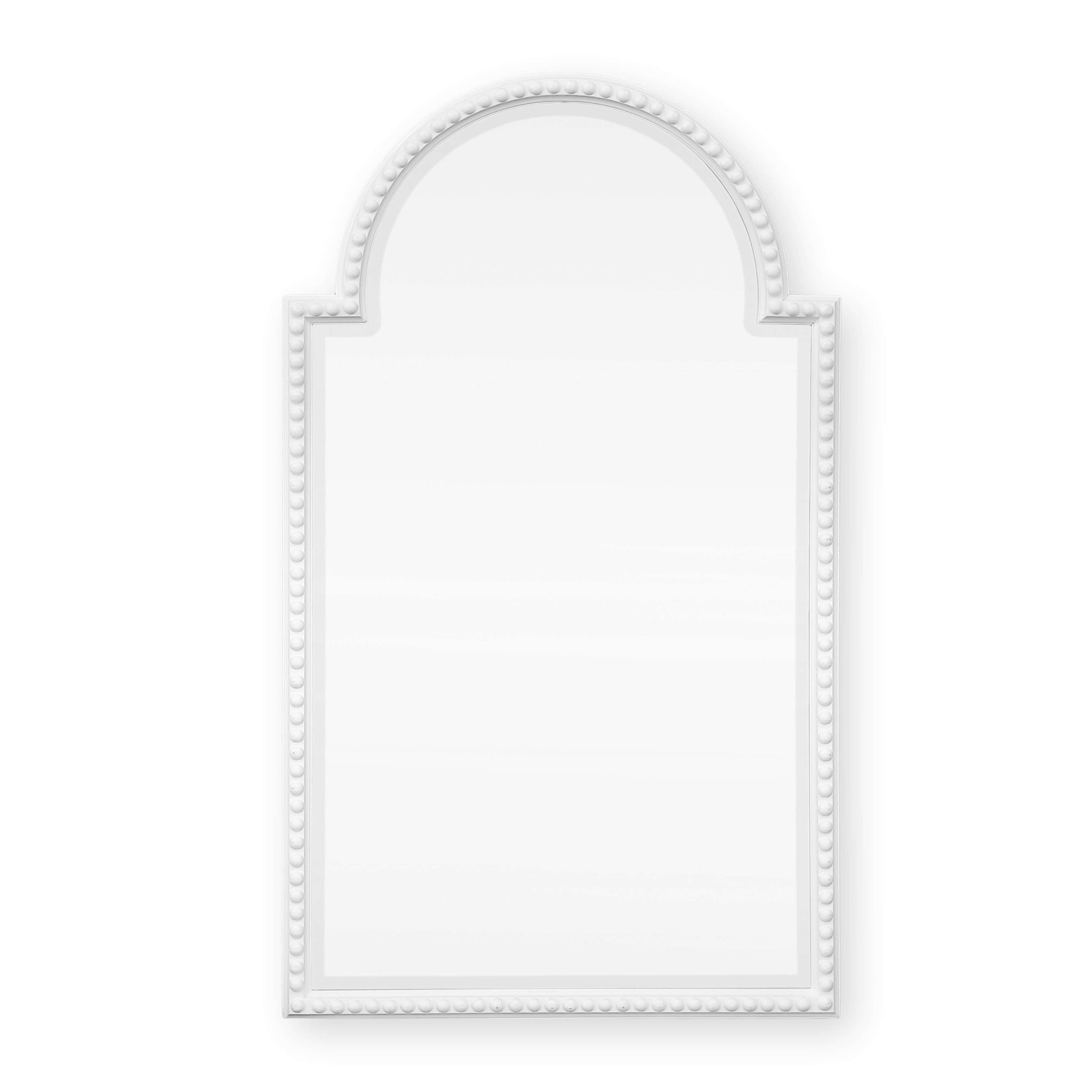 Cholet Curved Mirror, Architectural White