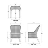 Christo Dining Chair FURNITURE - dining chair Bramble