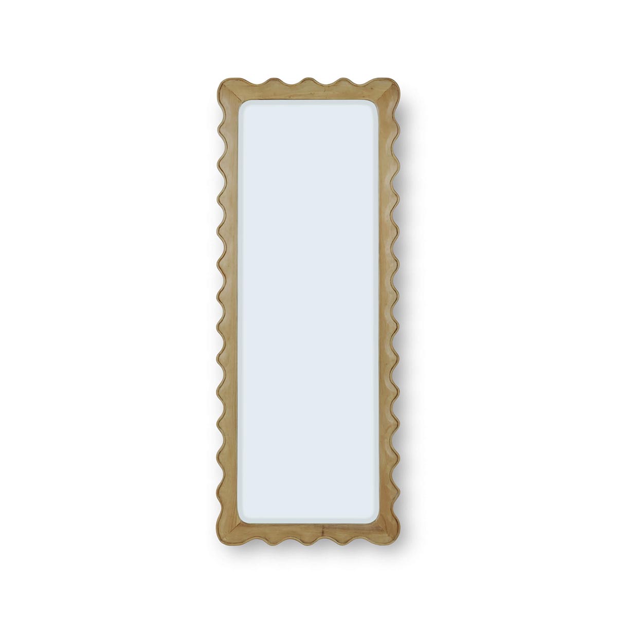 Chloe Rectangular Mirror In Fruitwood – view 2