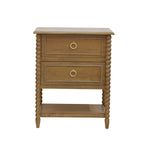 Cholet 2 Drawer Bedside Table FURNITURE - nightstand Bramble