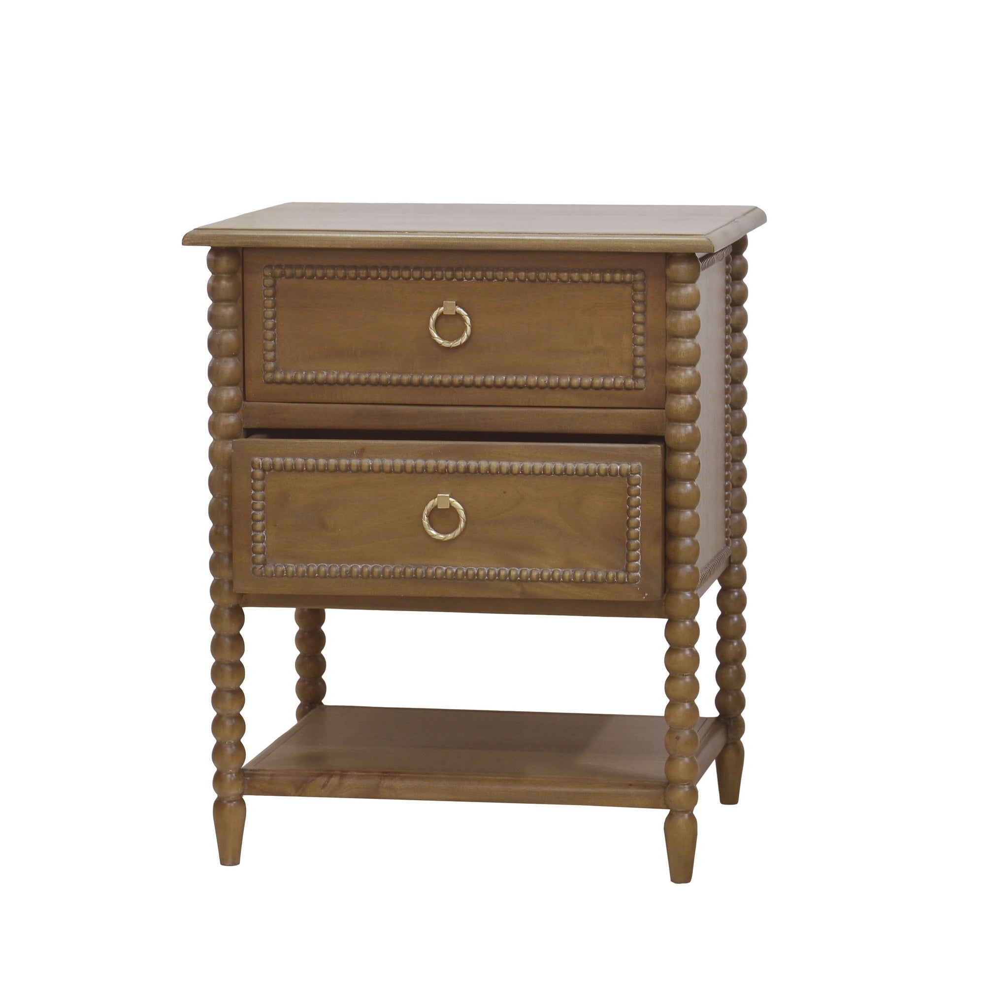 Cholet 2 Drawer Bedside Table FURNITURE - nightstand Bramble