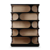 Vincent Crescent Bookcase FURNITURE - bookcase Bramble