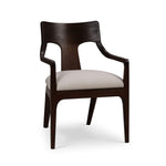 Colorado Dining Chair FURNITURE - dining chair Bramble Walnut w/ Dinara Natural Fabric