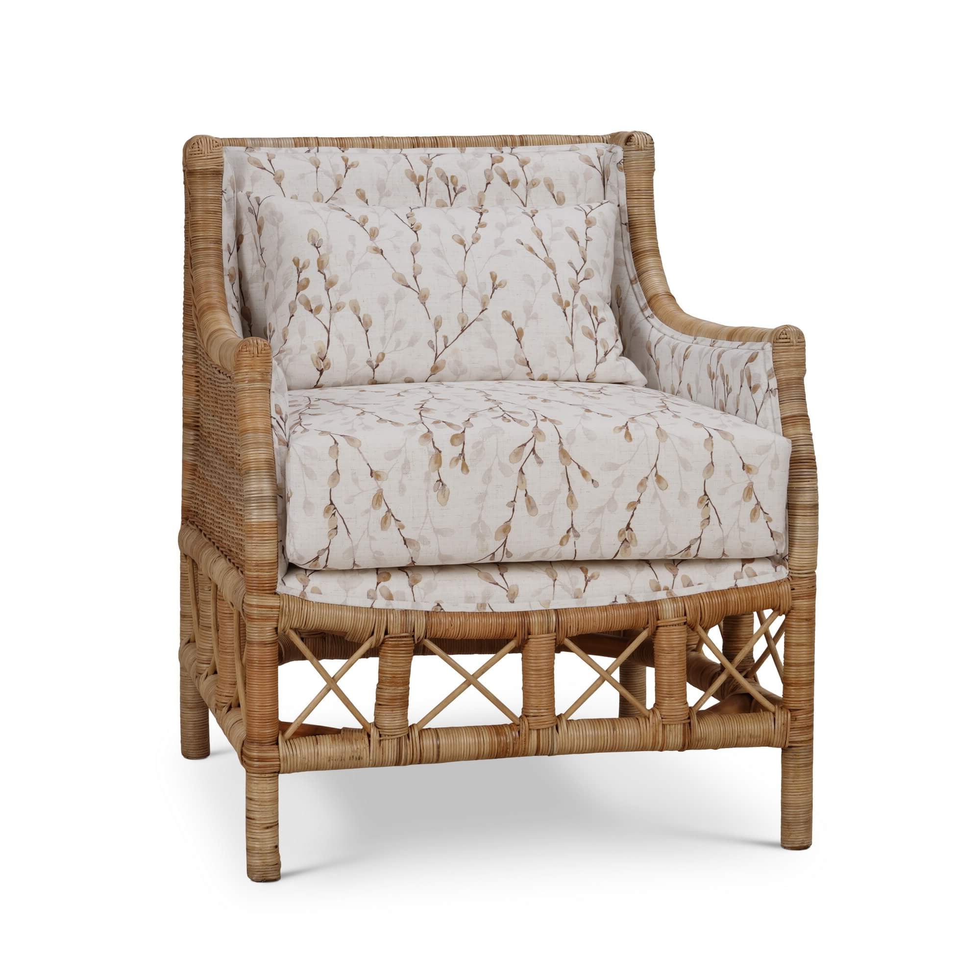 Rooney Rattan Chair FURNITURE - accent chair Bramble