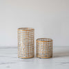 Glass & Cane Vase - Rug & Weave