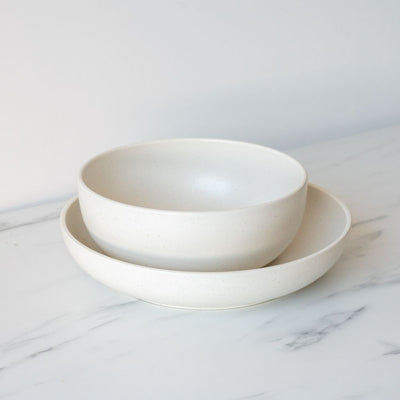 Ceramic Vanilla Serving Bowl - Rug & Weave