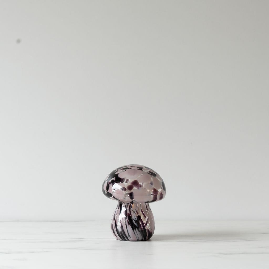 Mushroom Shape Glass Table Lamp