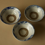 Vintage Blue Painted Bowl 0-VINTAGE-bowl Hauer Market
