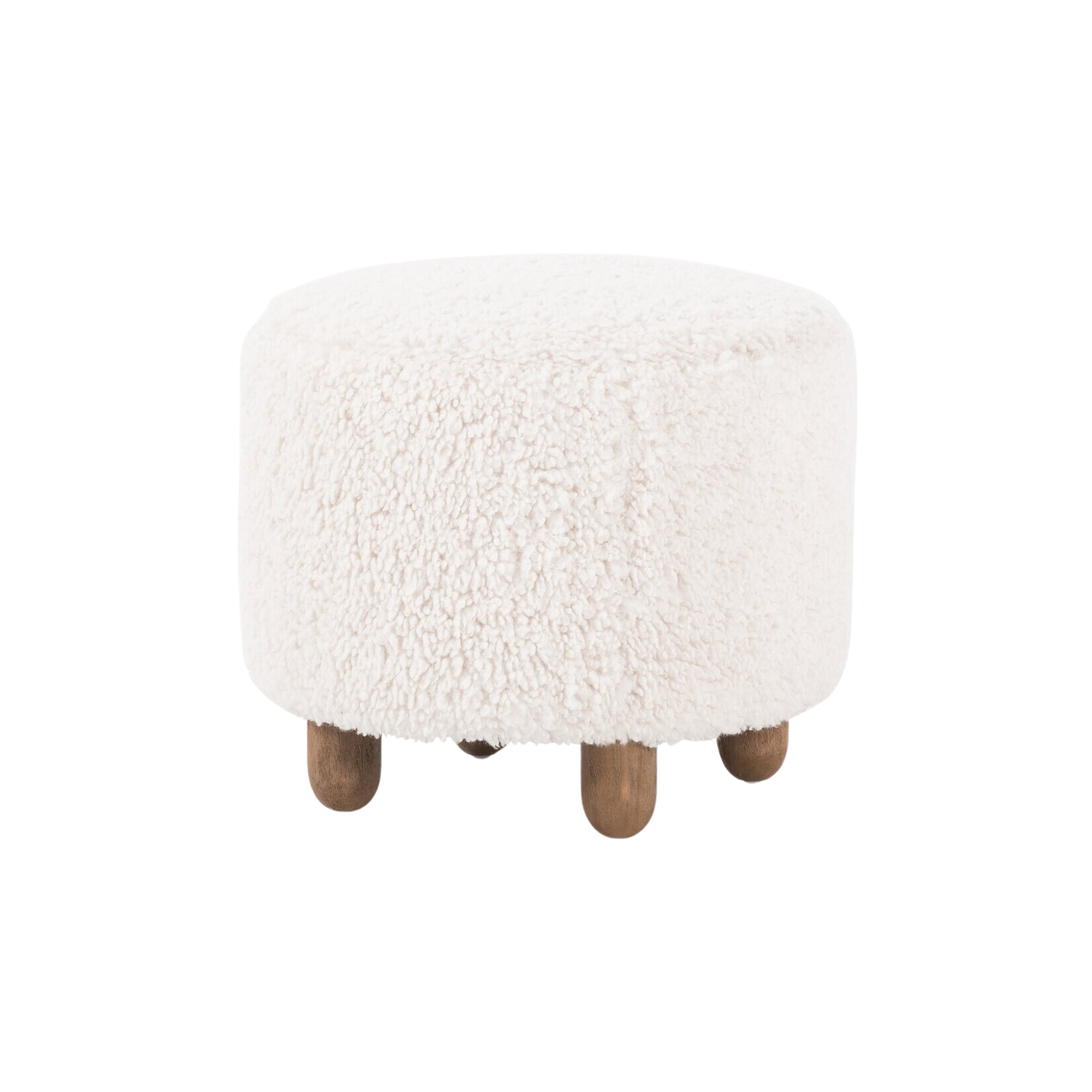 Aniston Round Ottoman FURNITURE - ottomans Four Hands