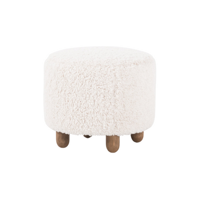 Ainsley Ottoman Round - Natural