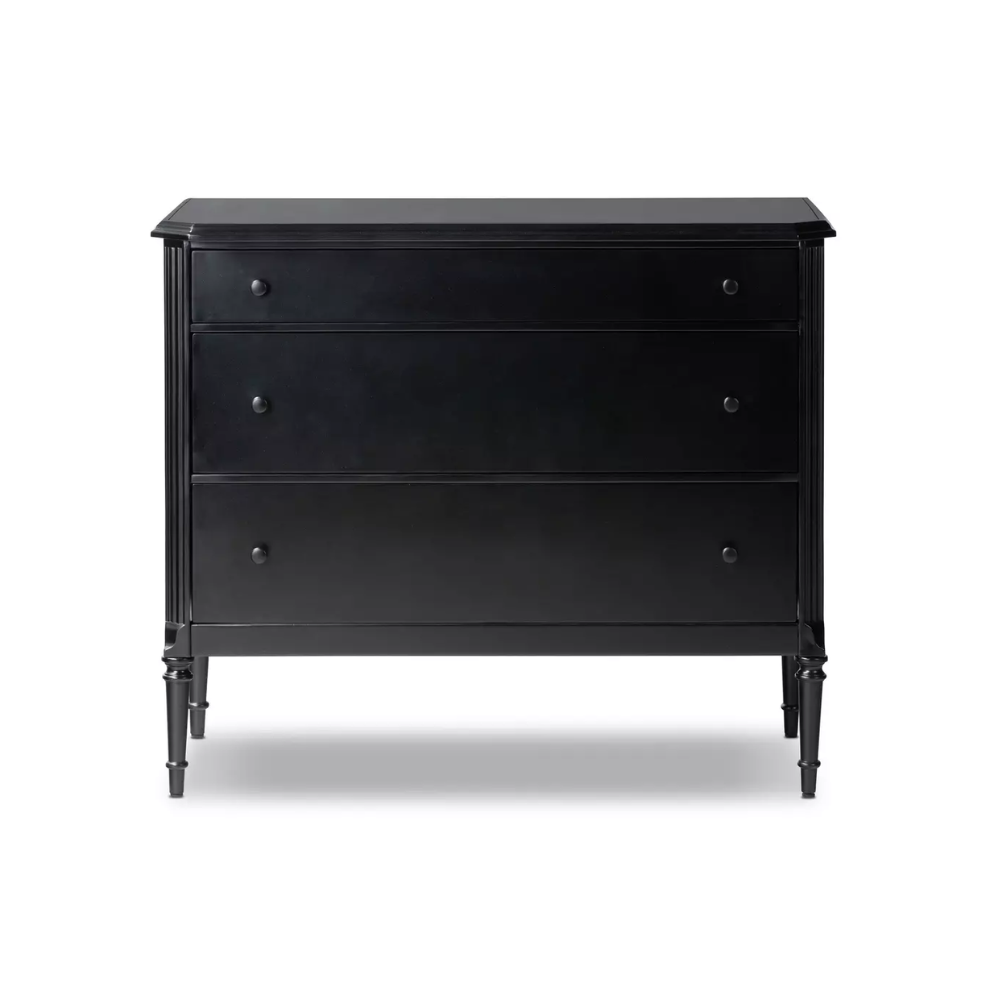 FLOOR MODEL - Lendon 3 Drawer Dresser - Black Iron FURNITURE - floor model Four Hands
