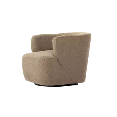 Miles Swivel Chair - Sheepskin Camel - Rug & Weave