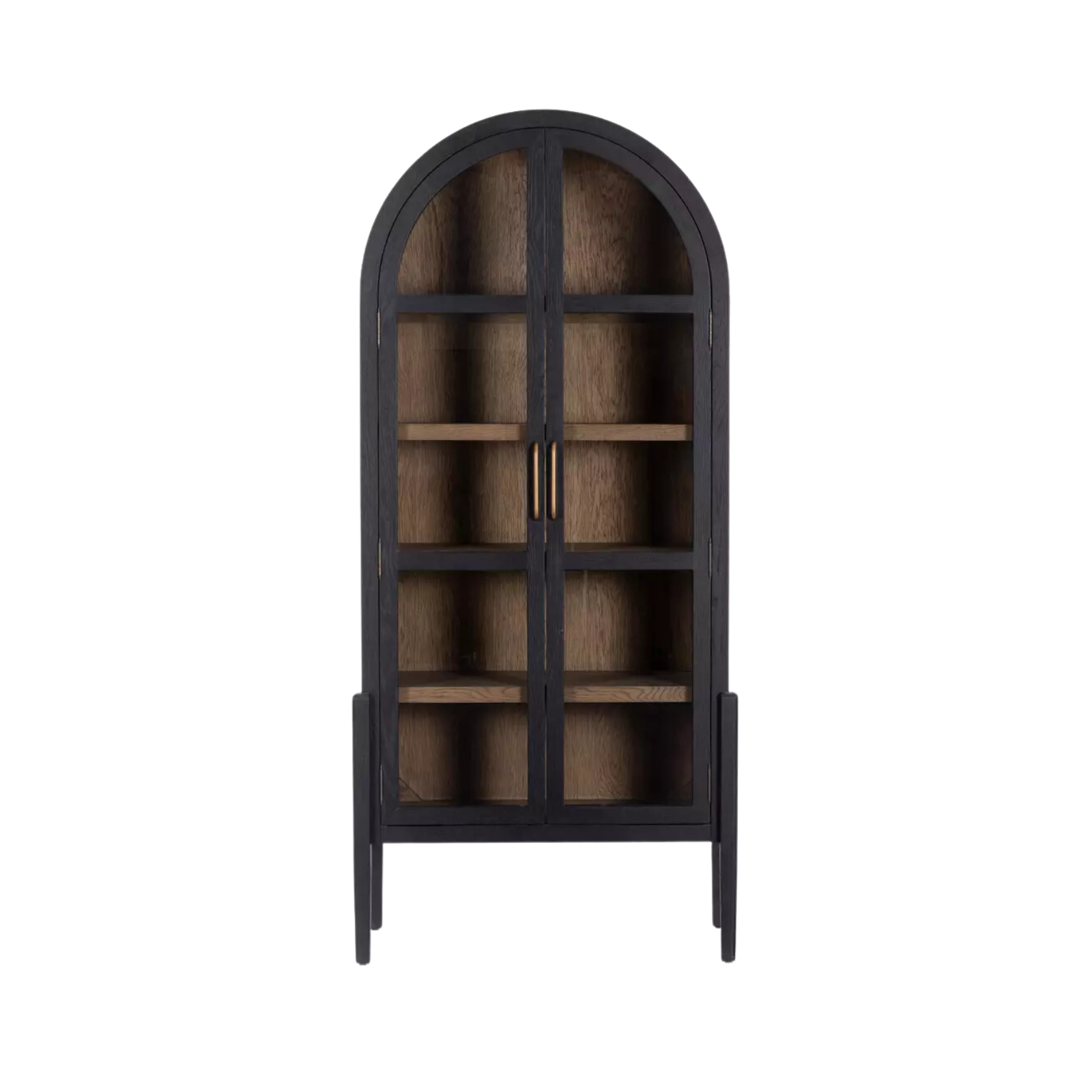 Tulia Cabinet - Matte Black 7 - FURNITURE - bookcase/cabinet Four Hands