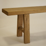 Waldo Reclaimed Wood Bench 5-VINTAGE-bench Hauer Market