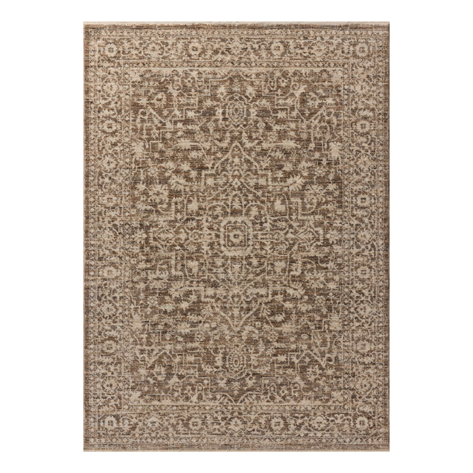 Loloi Newman Dark Taupe / Natural Rug