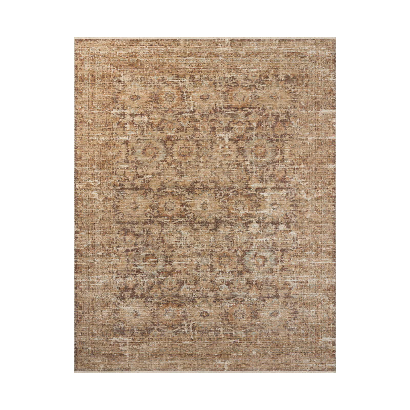 OVERSTOCK RUG - Loloi Heritage Bark / Multi Rug - 4' x 8' IN STORE - Sale Rugs Loloi