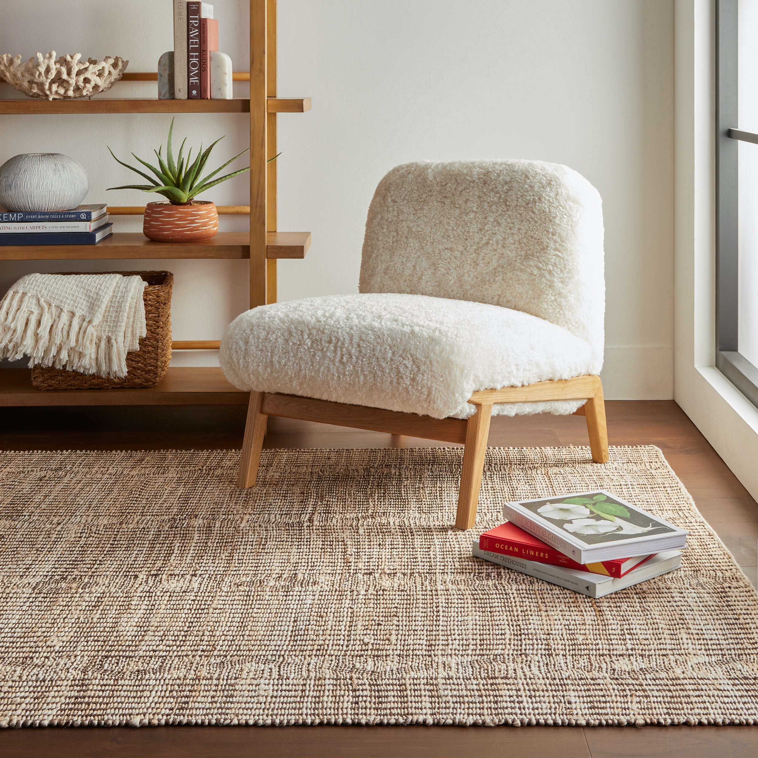 Cyris Trellis Handmade Jute Rug RUGS - jute Dash & Albert