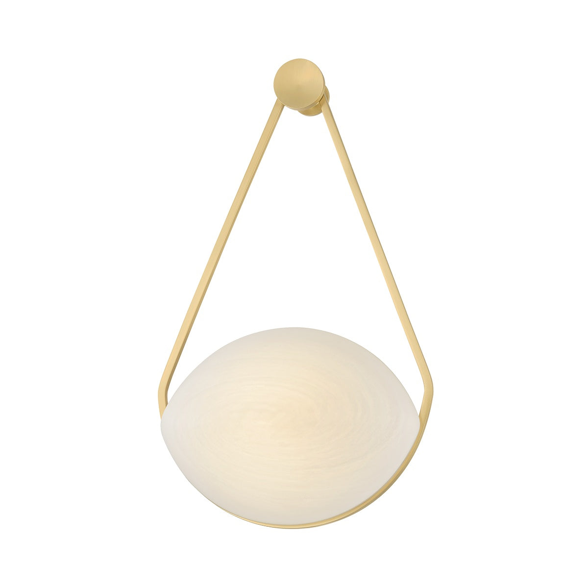 Blaina Wall Sconce, Aged Brass