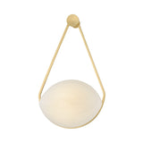 Blaina Wall Sconce LIGHTING - Wall Sconce Hudson Valley Lighting Aged Brass