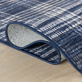 Denim Plaid Machine Washable Rug RUGS - synthetic Dash & Albert