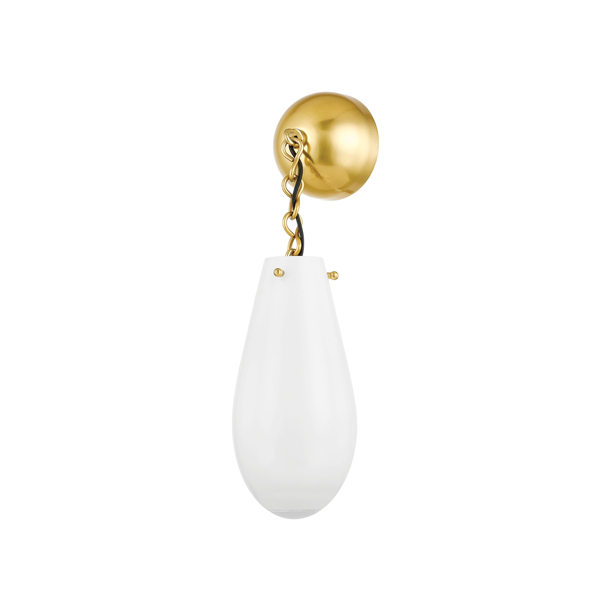 Clarkstown Wall Sconce, Aged Brass