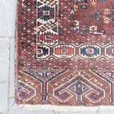 7'2" x 9'3" Antique Qashqai Rug