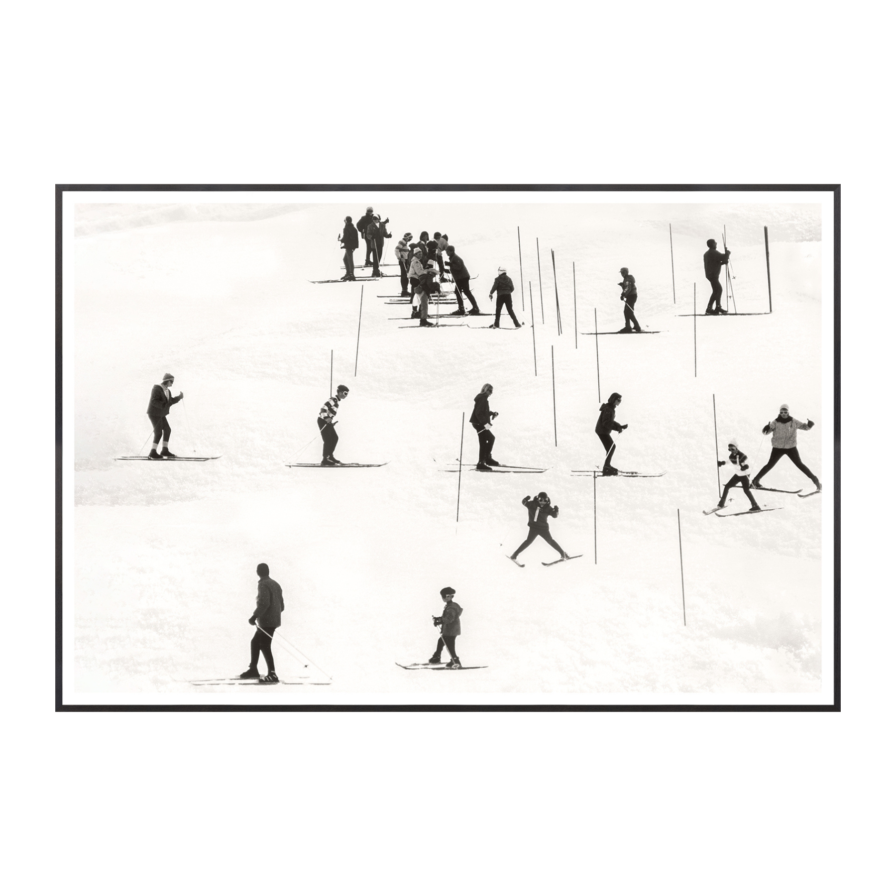 "Ski Trip" Framed Art Print