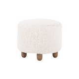 Ainsley Ottoman Round - Natural