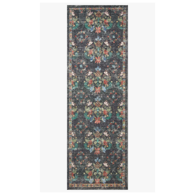 Rifle Paper Co. x Loloi Courtyard Seville Charcoal Rug