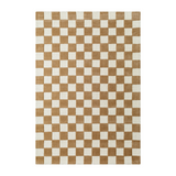 Brooks Checkered Tan Rug