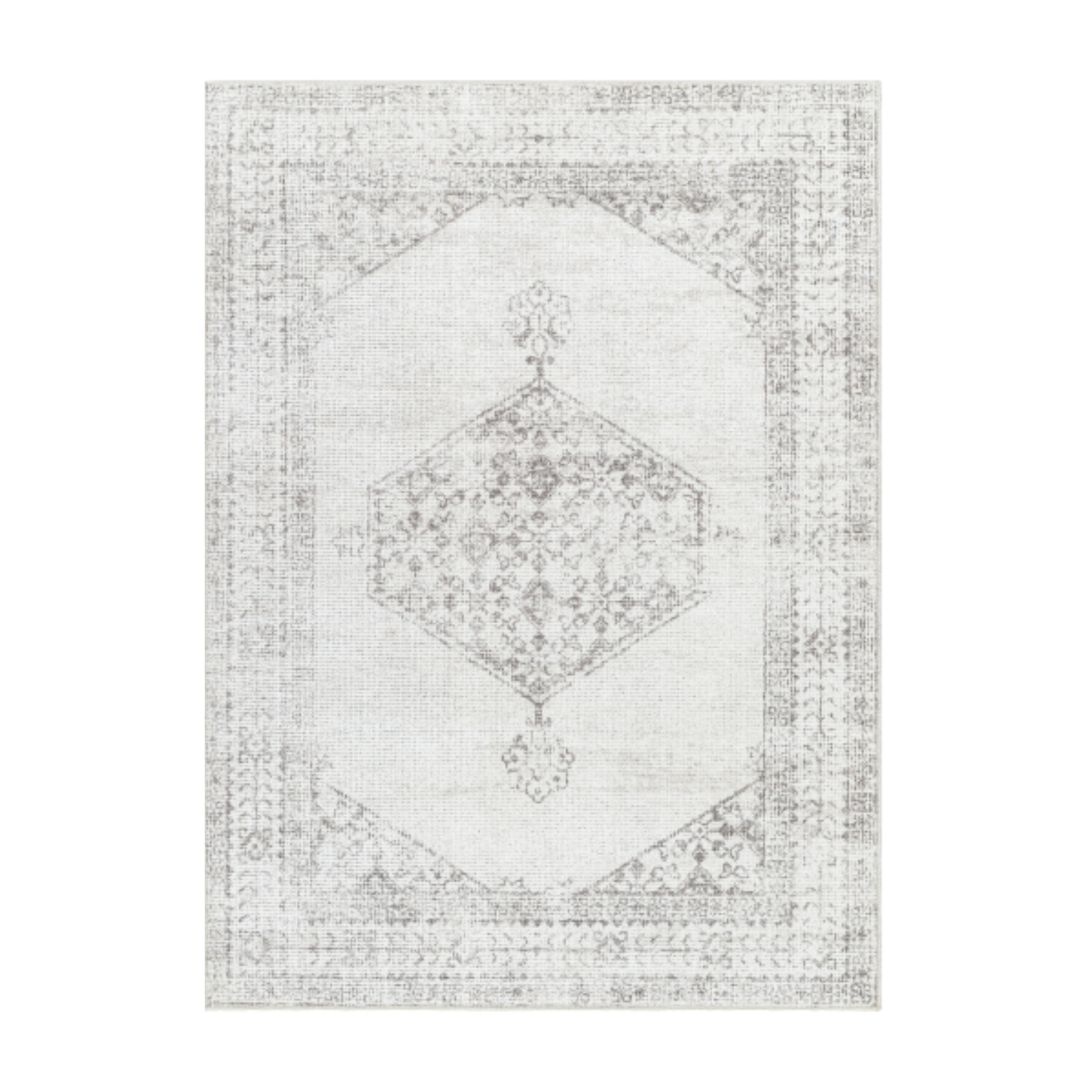 FLOOR MODEL - Olympic Ivory / Granite Rug - 2'7" x 7'3" IN STORE - Rugs Surya