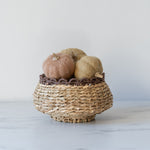 Woven Pedestal Basket - Rug & Weave