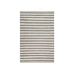 Venit Modern Striped Farmhouse Rug RUGS - wool Dash & Albert Slate 2' x 3'