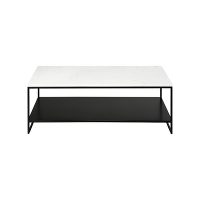 stone coffee table white - rug & weave