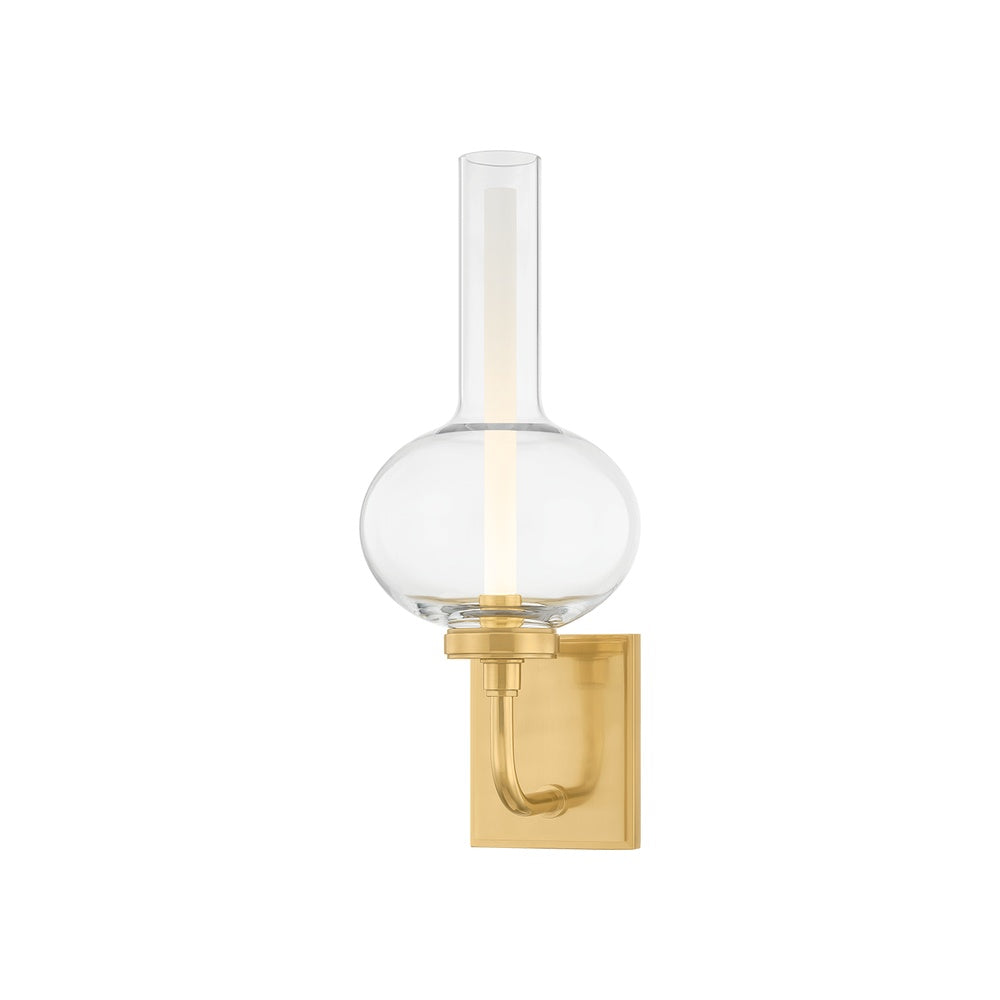 Rossman Wall Sconce, Aged Brass