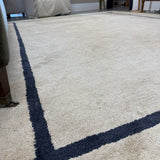 FLOOR MODEL - Nate Berkus Serge Bordered Wool Cozy Area Rug - 8'6" x 11'6"