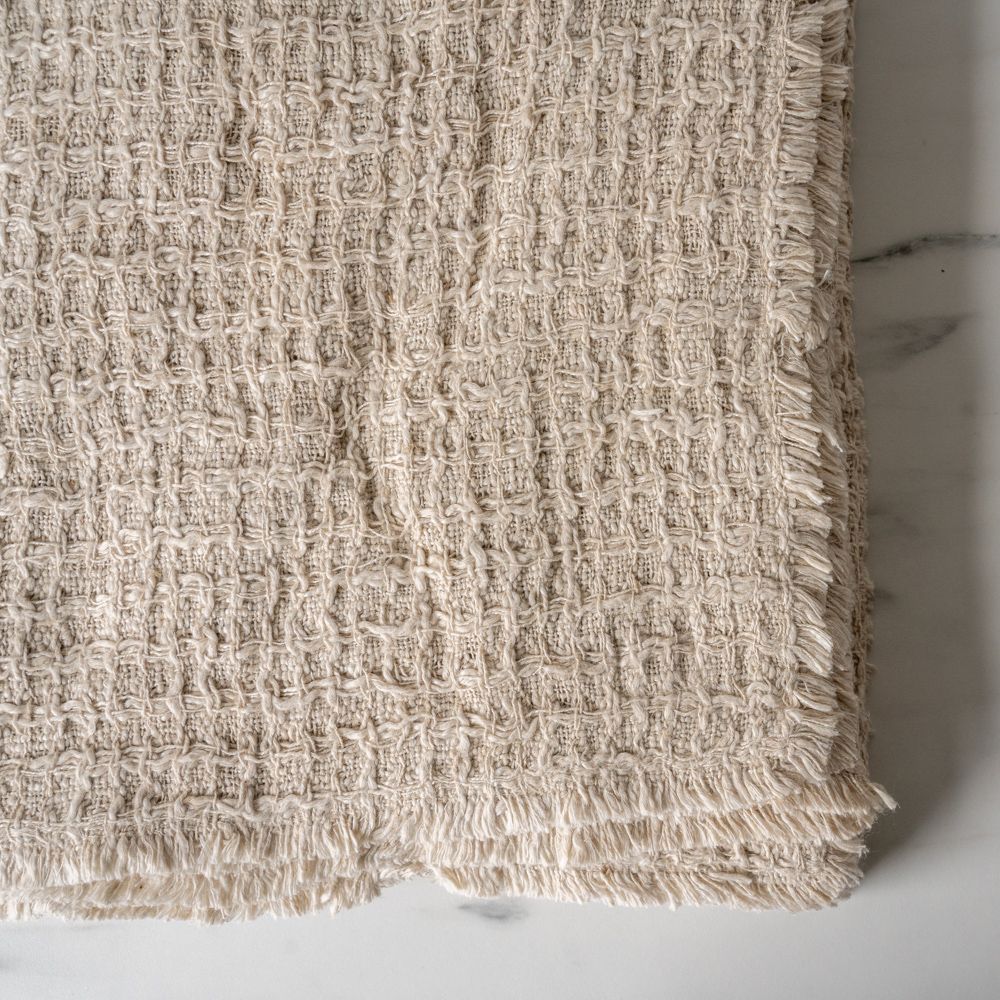 Textured Throw Blanket - Rug & Weave