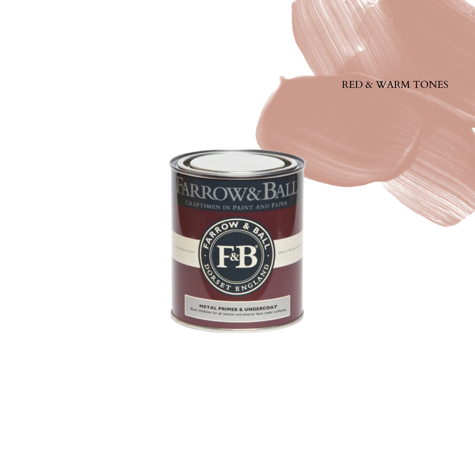 Farrow & Ball Metal Primer & Undercoat - Red and Warm Tones PAINT - Farrow & Ball Farrow & Ball