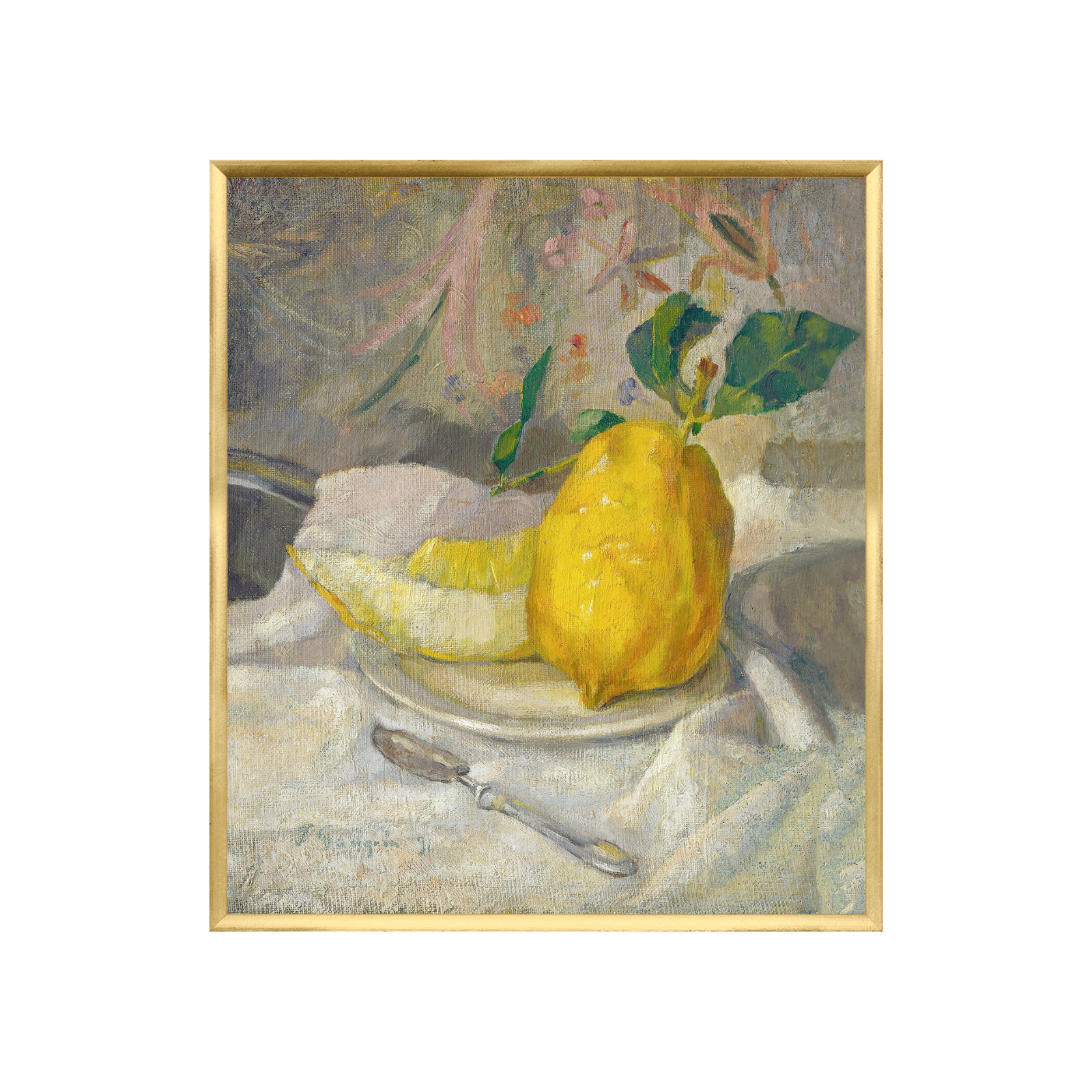 "Lemon and Melon" Framed Art Print