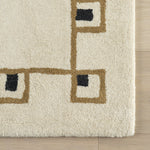 Nate Berkus Yves Bordered Wool Cozy Area Rug RUGS - wool Dash & Albert