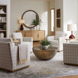 Basel Swivel Chair FURNITURE - accent chairs Uttermost