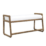Aria Bench FURNITURE - benches Uttermost