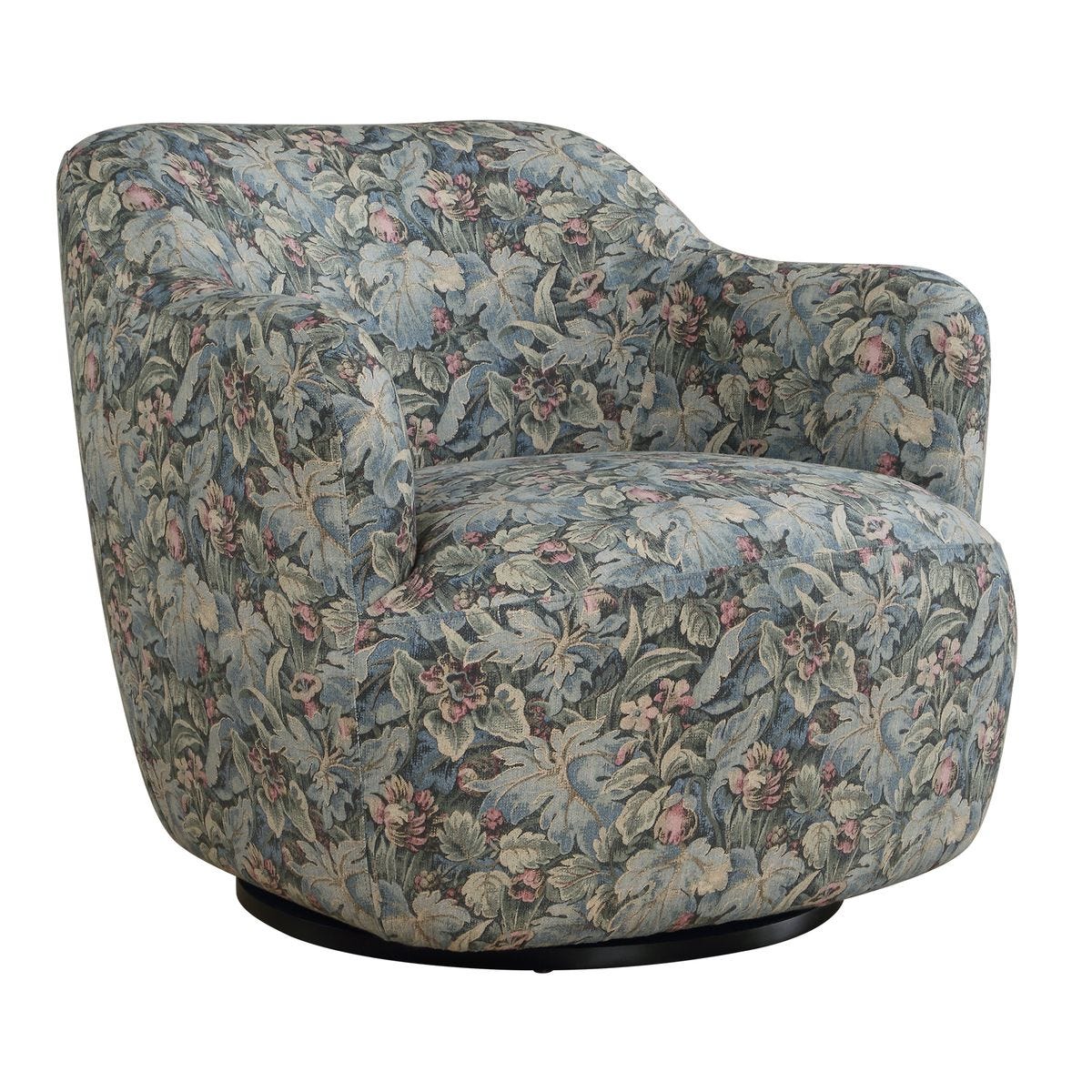Anselle Swivel Chair FURNITURE - lounge chair Uttermost
