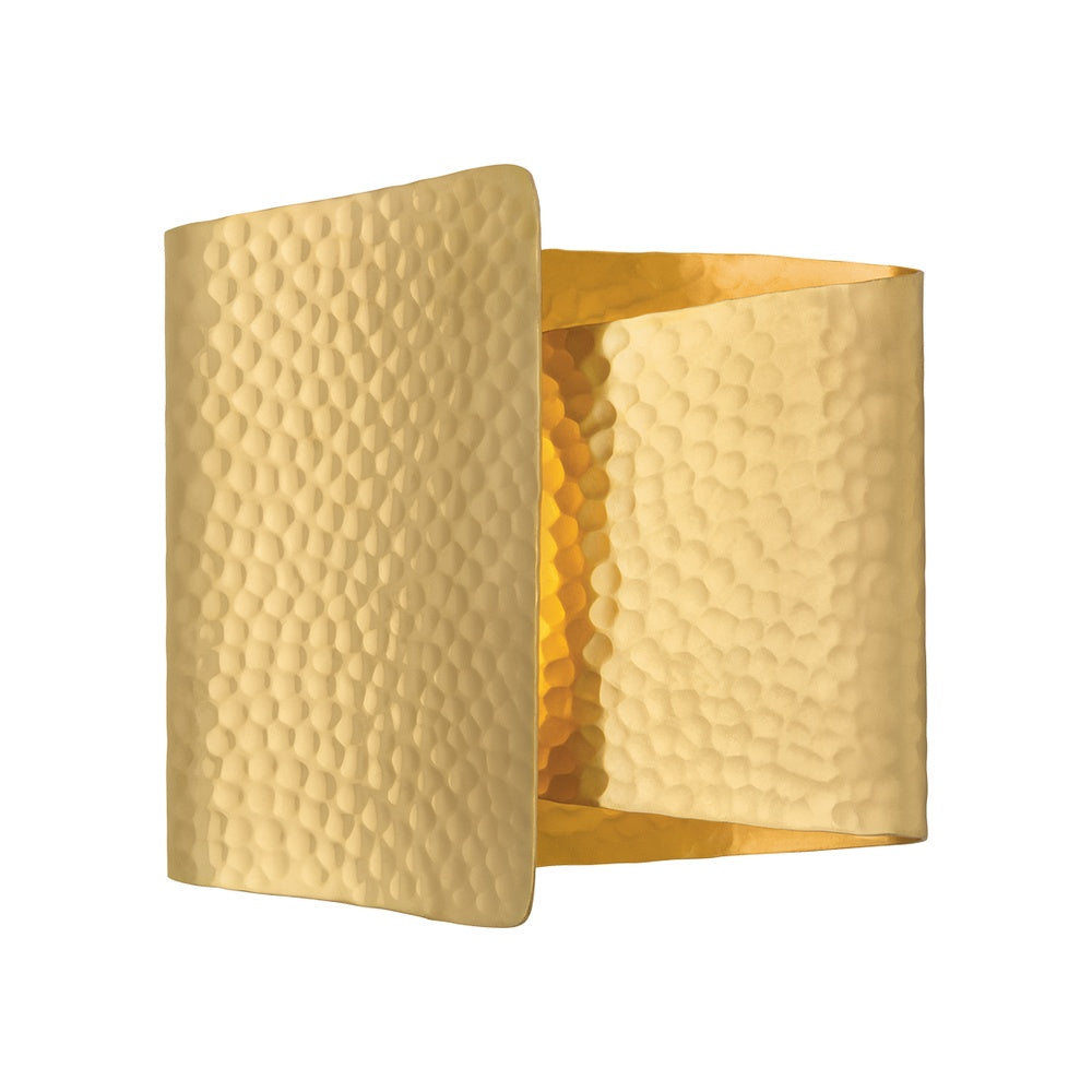 Dunnsville Wall Sconce, Aged Brass