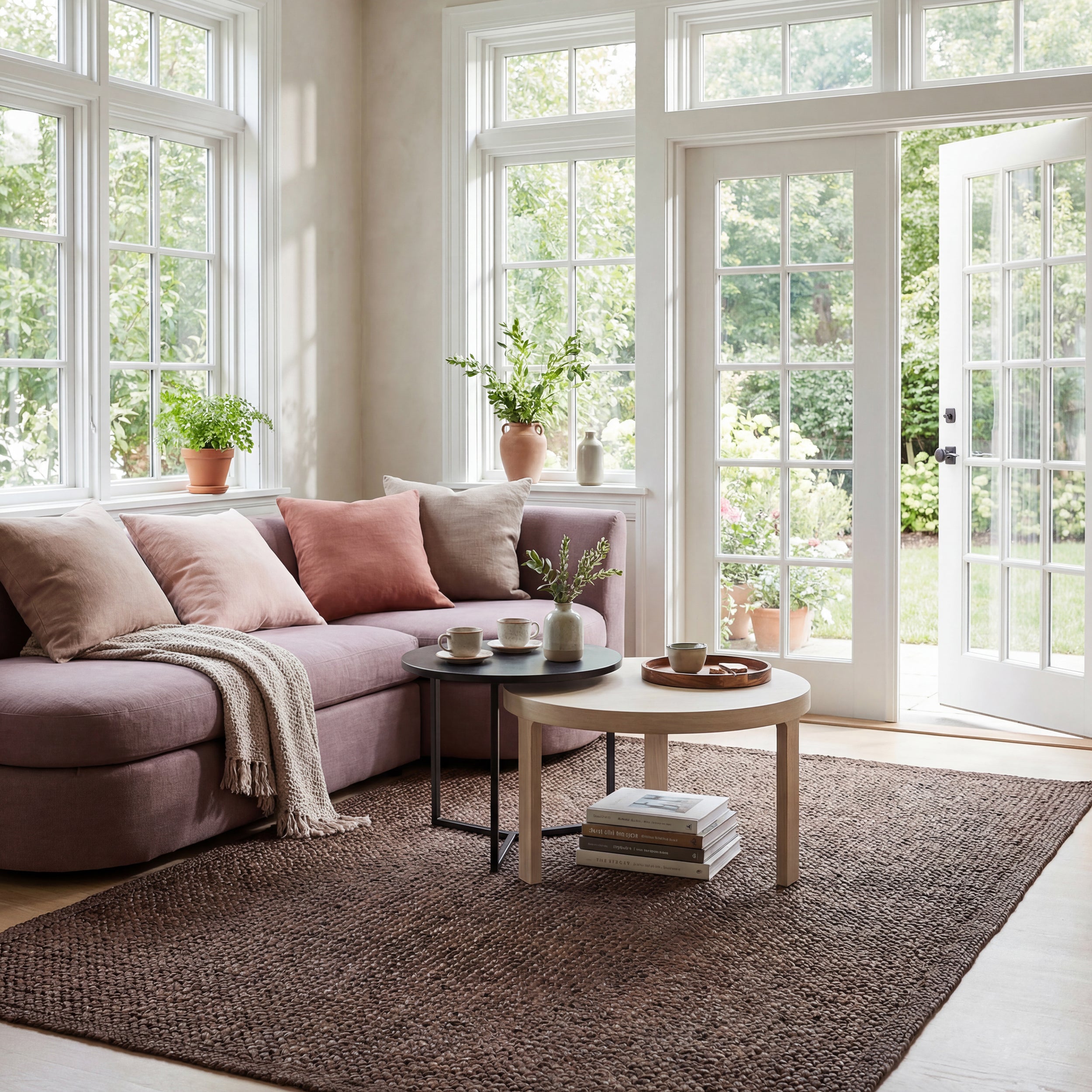 Thale Textured Handmade Jute Rug RUGS - jute Dash & Albert