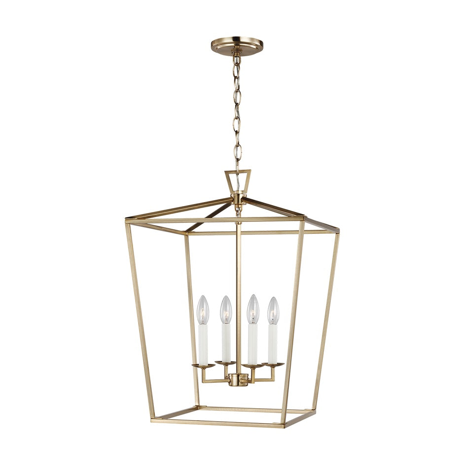 Dianna Four Light Medium Lantern LIGHTING - pendant Visual Comfort - Studio Satin Brass