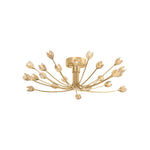 Falkirk Semi Flush LIGHTING - semi flush Hudson Valley Lighting Vintage Gold Leaf Small