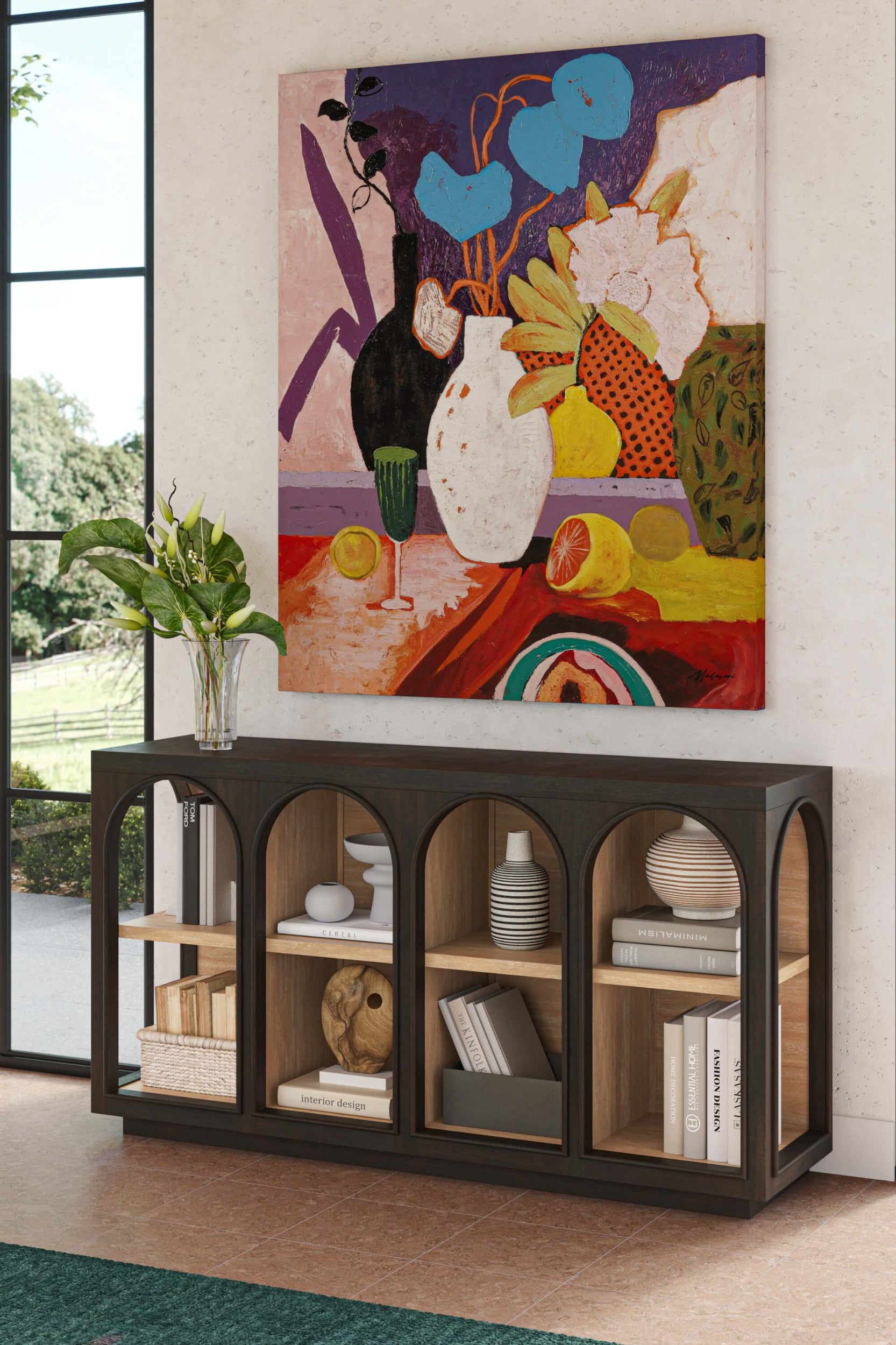 Vincent Crescent Console FURNITURE - sideboard Bramble