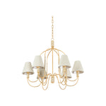 Warrensburg Chandelier LIGHTING - chandelier Hudson Valley Lighting Vintage Gold Leaf Small