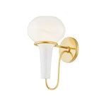 Adams Corner Wall Sconce LIGHTING - Wall Sconce Hudson Valley Lighting Aged Brass